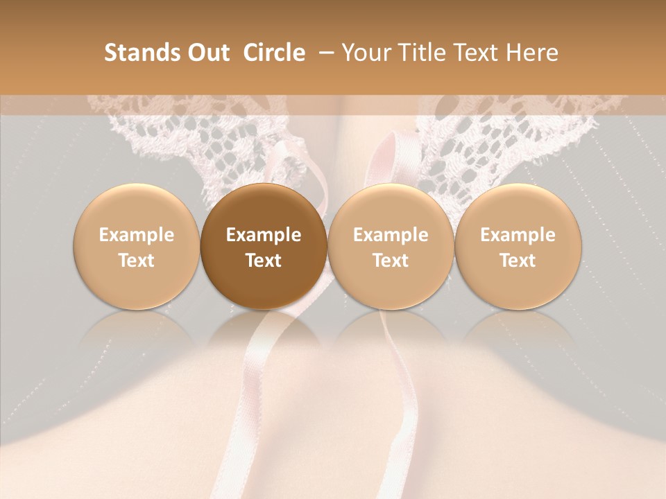 Desire Breasts Female PowerPoint Template