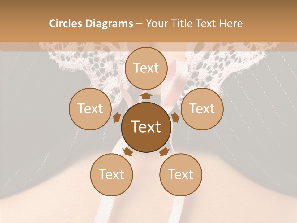 Desire Breasts Female PowerPoint Template