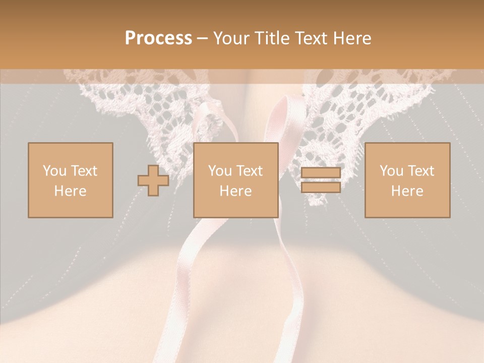Desire Breasts Female PowerPoint Template