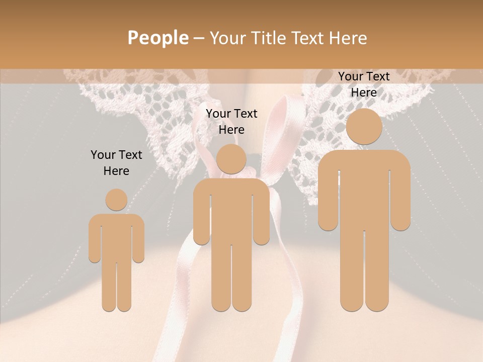 Desire Breasts Female PowerPoint Template