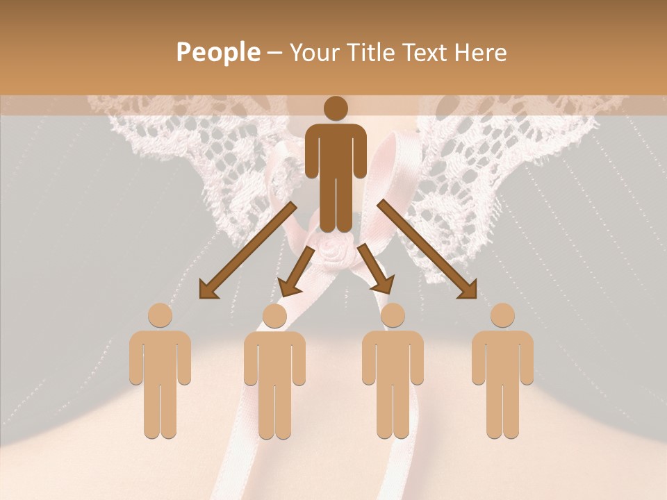 Desire Breasts Female PowerPoint Template