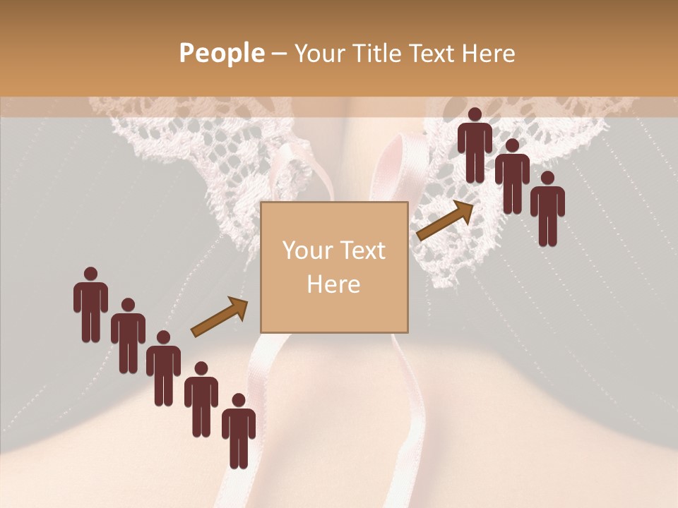 Desire Breasts Female PowerPoint Template