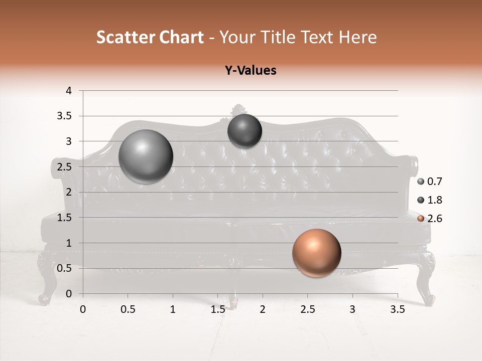 Fabric Sofa Pattern PowerPoint Template