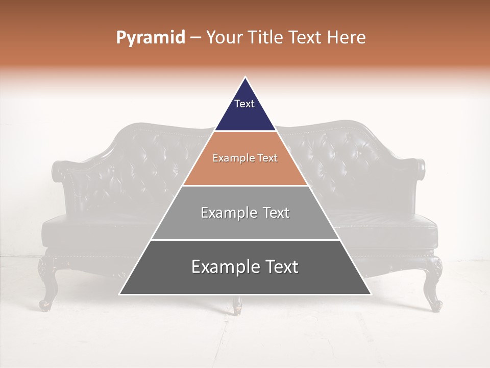 Fabric Sofa Pattern PowerPoint Template