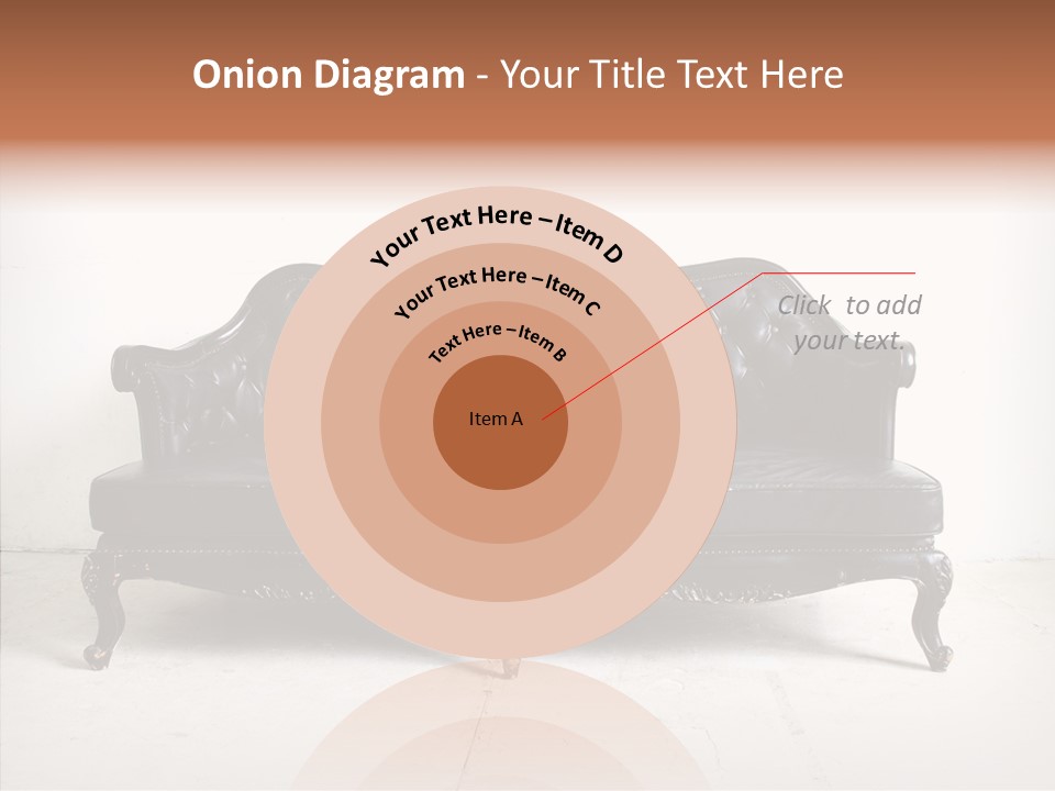 Fabric Sofa Pattern PowerPoint Template