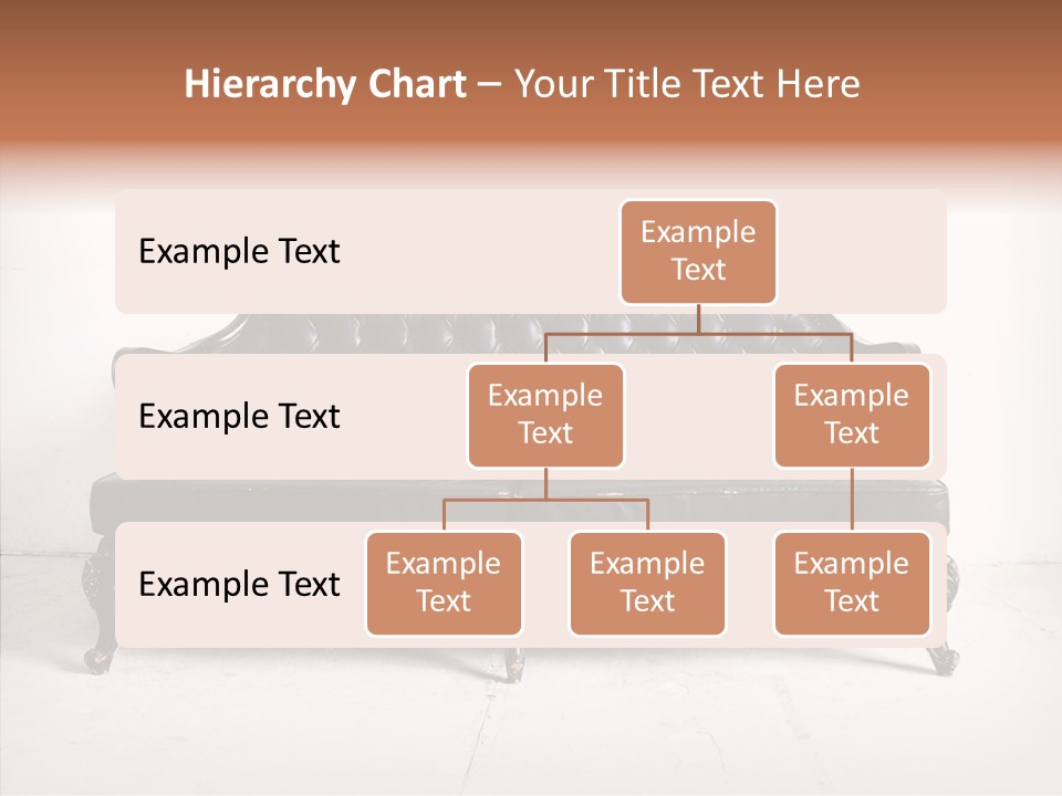 Fabric Sofa Pattern PowerPoint Template