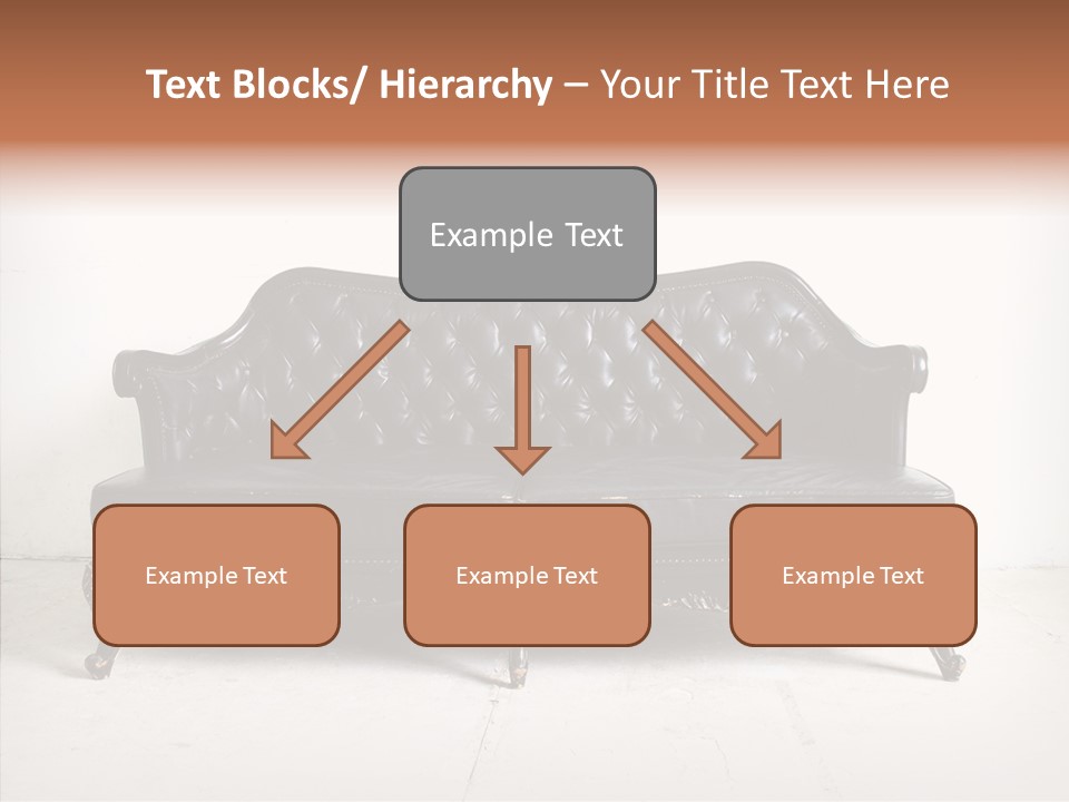 Fabric Sofa Pattern PowerPoint Template