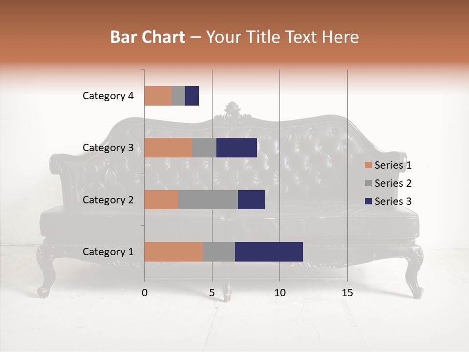 Fabric Sofa Pattern PowerPoint Template