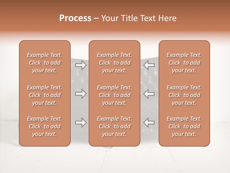 Fabric Sofa Pattern PowerPoint Template