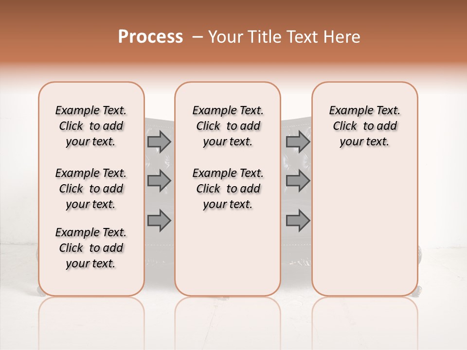 Fabric Sofa Pattern PowerPoint Template