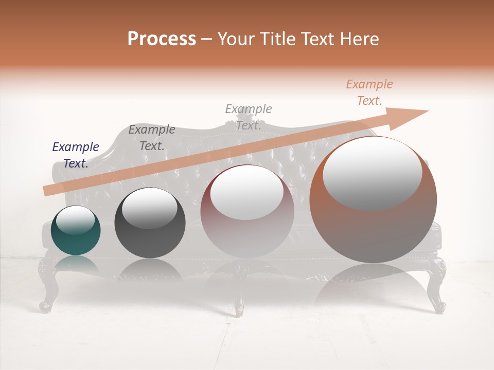 Fabric Sofa Pattern PowerPoint Template