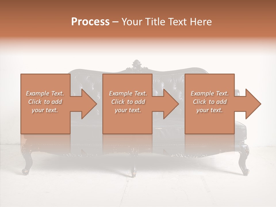 Fabric Sofa Pattern PowerPoint Template