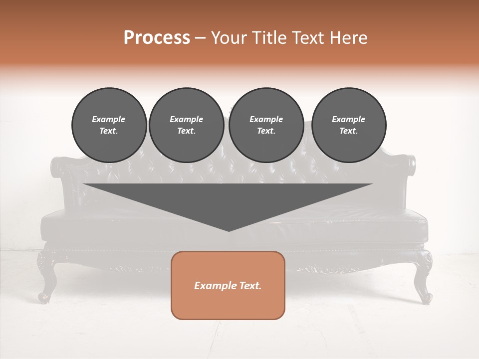 Fabric Sofa Pattern PowerPoint Template