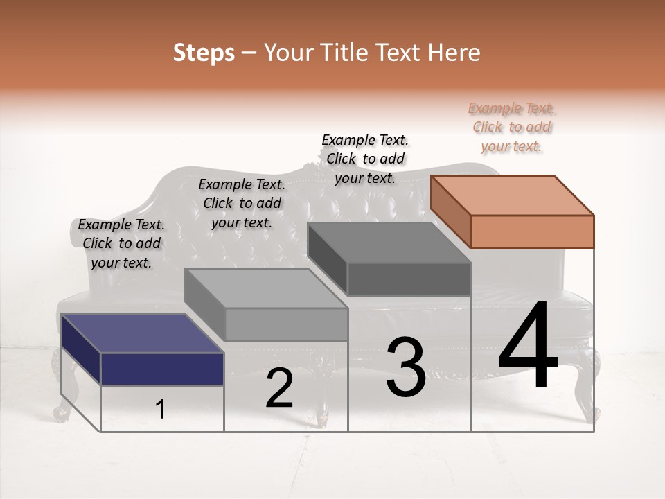 Fabric Sofa Pattern PowerPoint Template