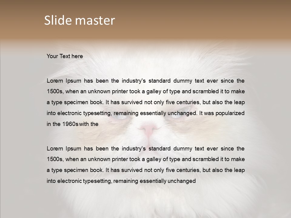 Fur Animal Felin PowerPoint Template