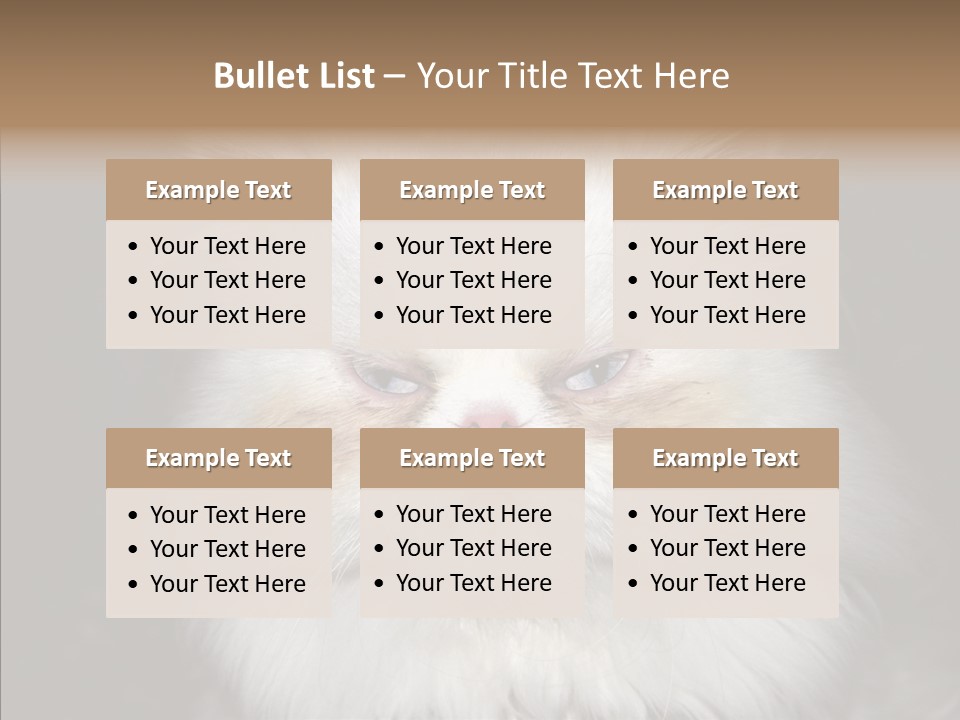 Fur Animal Felin PowerPoint Template