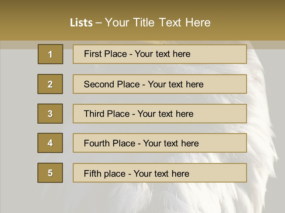 Alaska Predator Bird PowerPoint Template