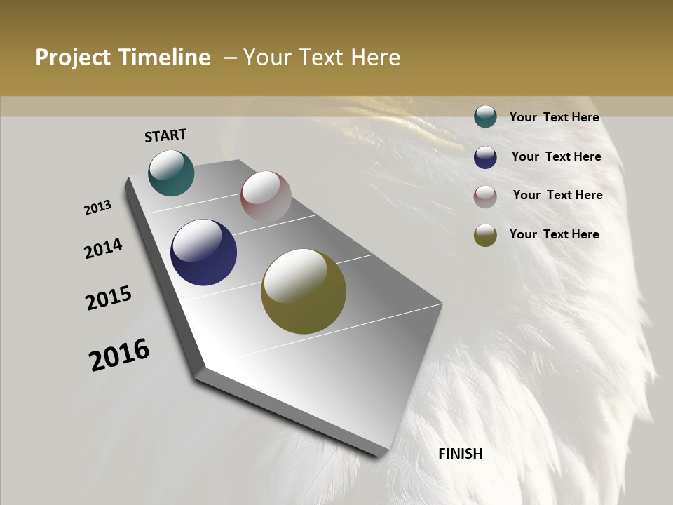 Alaska Predator Bird PowerPoint Template
