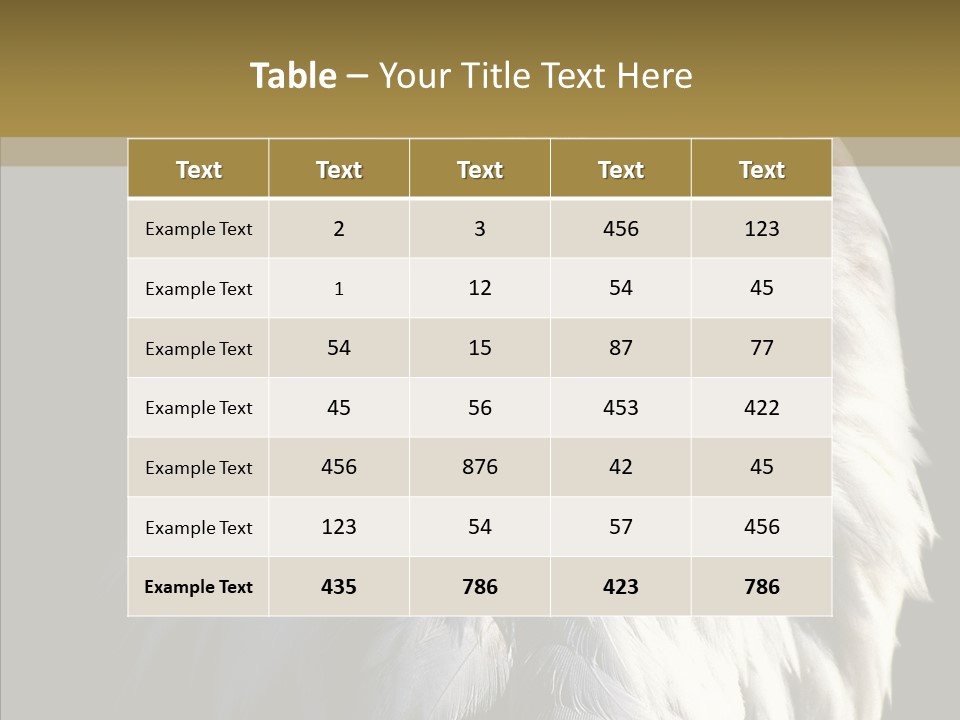 Alaska Predator Bird PowerPoint Template