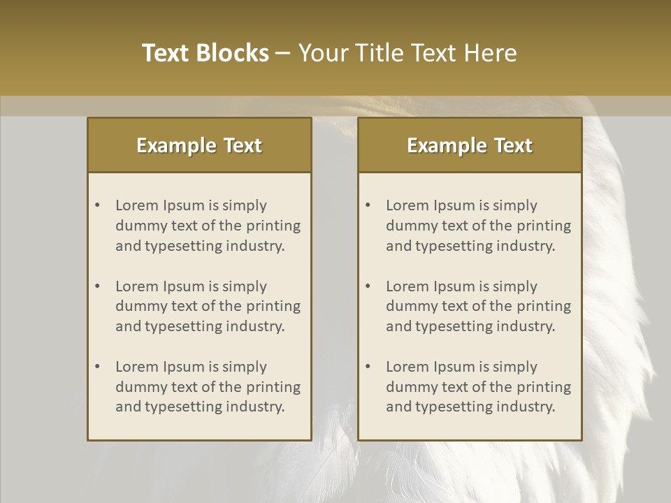 Alaska Predator Bird PowerPoint Template