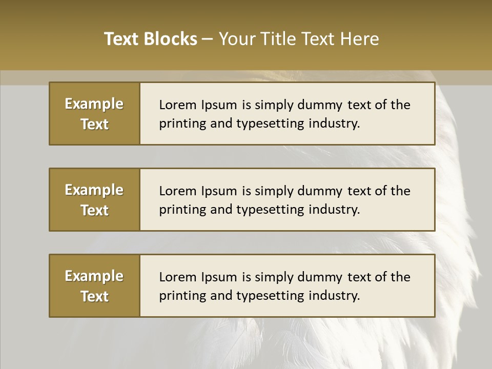 Alaska Predator Bird PowerPoint Template