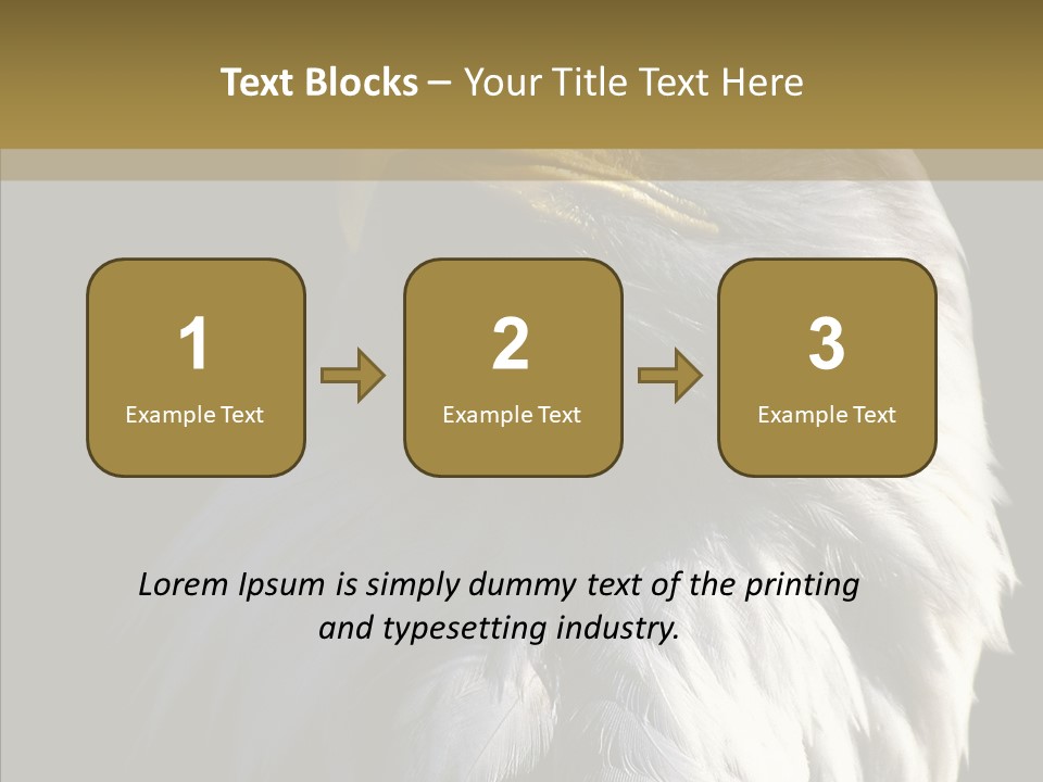 Alaska Predator Bird PowerPoint Template