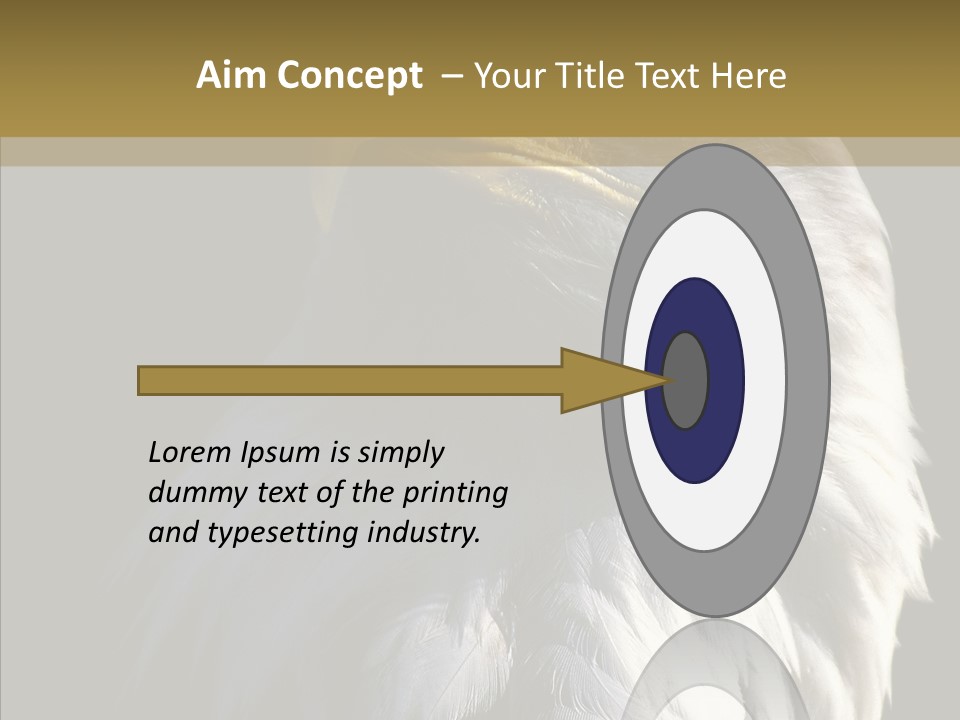 Alaska Predator Bird PowerPoint Template