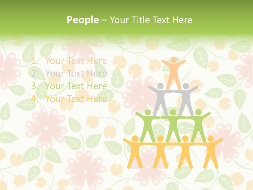 Group Corporation Table PowerPoint Template