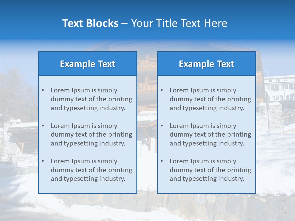 Home Mountain Alpine PowerPoint Template