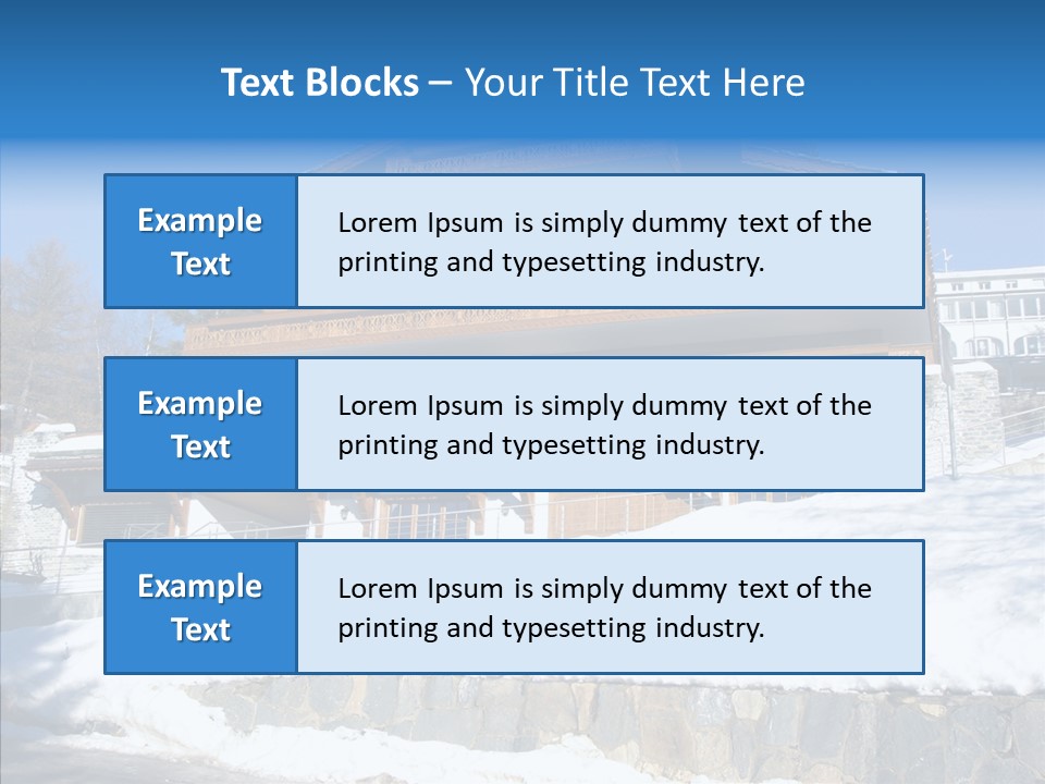 Home Mountain Alpine PowerPoint Template