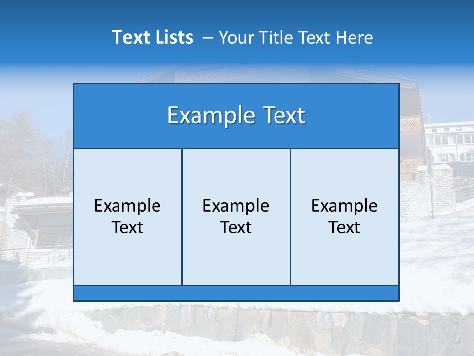 Home Mountain Alpine PowerPoint Template