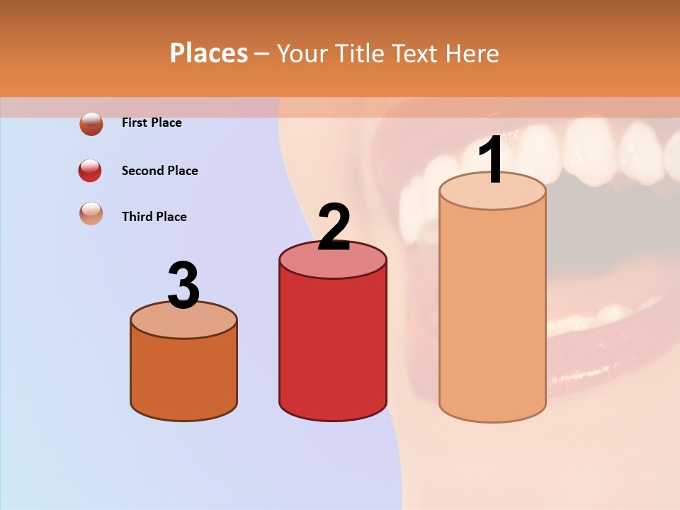 Face Woman Lipstick PowerPoint Template