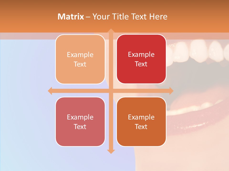 Face Woman Lipstick PowerPoint Template