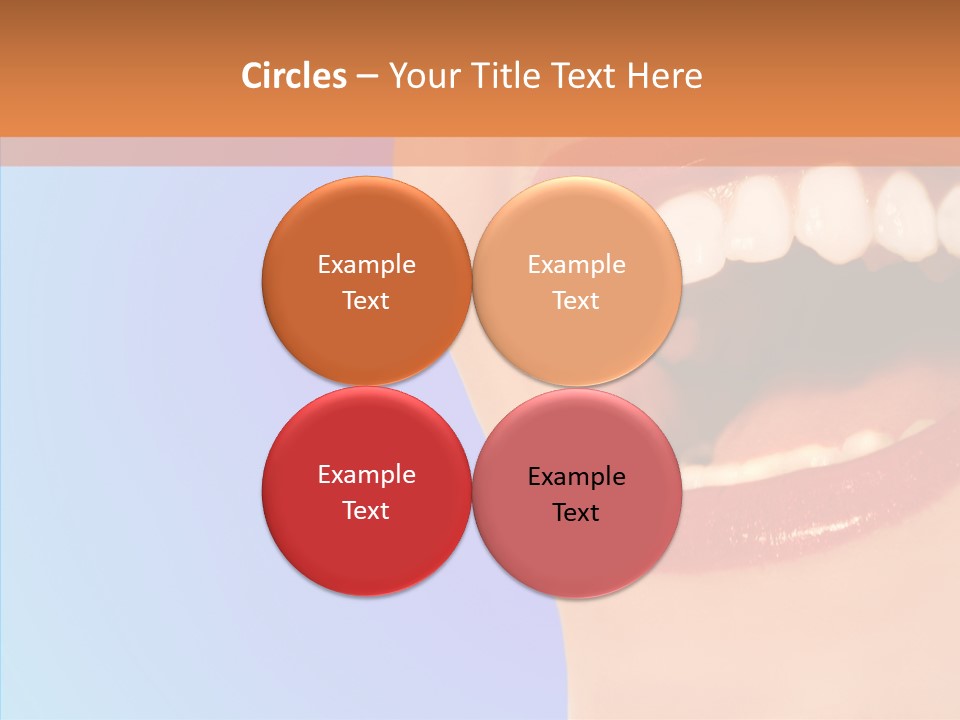 Face Woman Lipstick PowerPoint Template