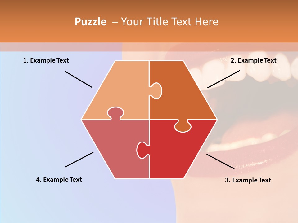 Face Woman Lipstick PowerPoint Template