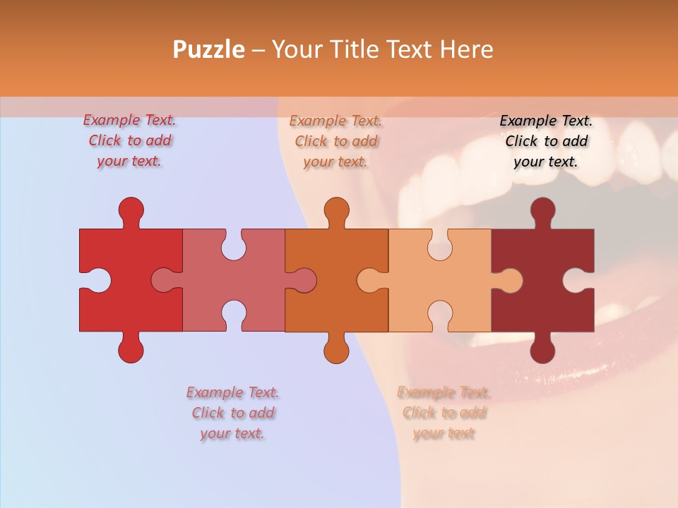 Face Woman Lipstick PowerPoint Template