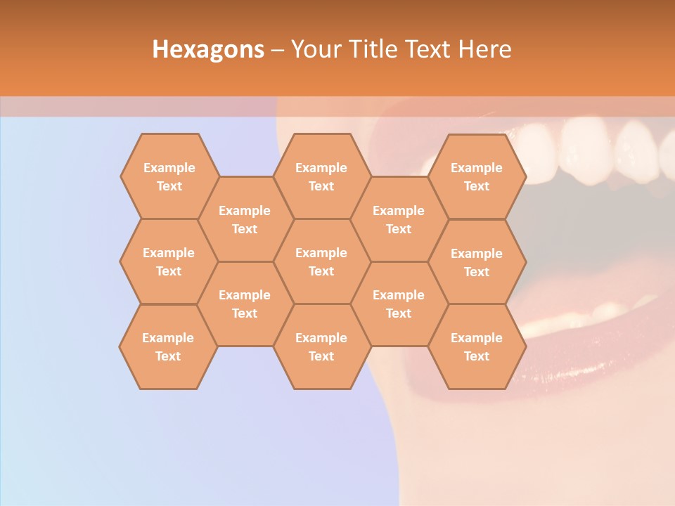 Face Woman Lipstick PowerPoint Template