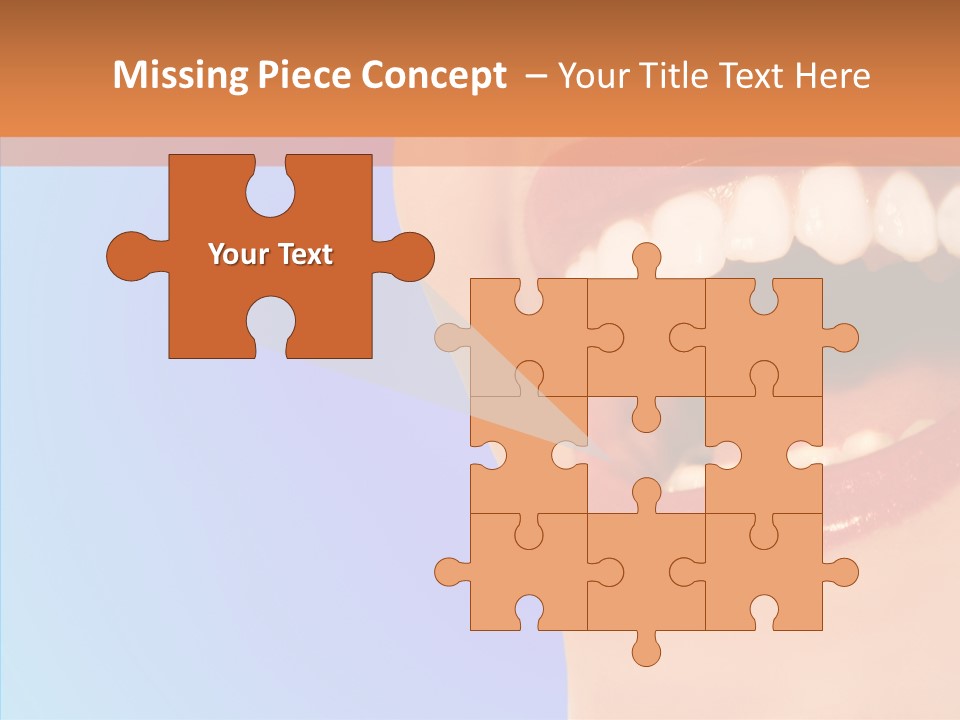 Face Woman Lipstick PowerPoint Template