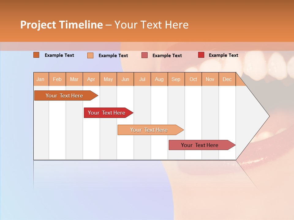 Face Woman Lipstick PowerPoint Template