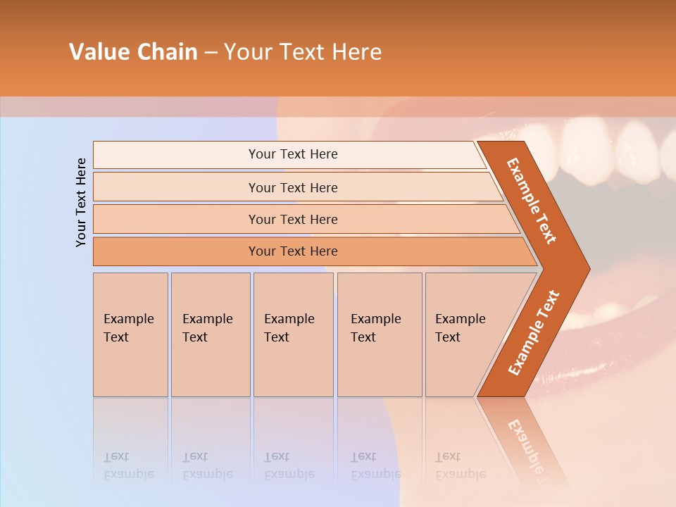 Face Woman Lipstick PowerPoint Template