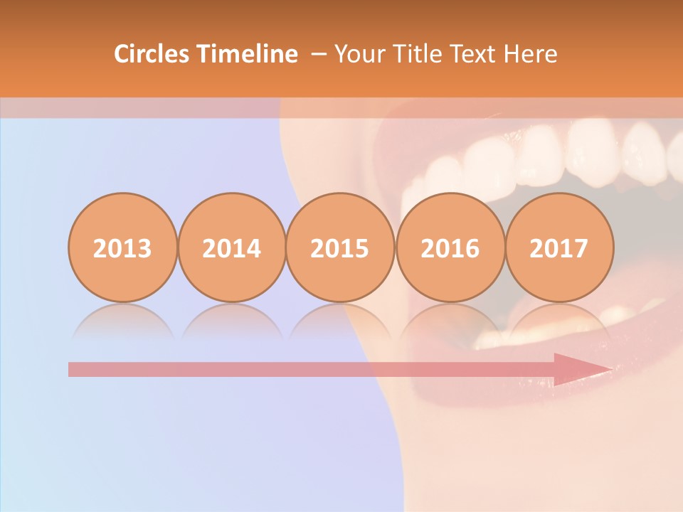 Face Woman Lipstick PowerPoint Template