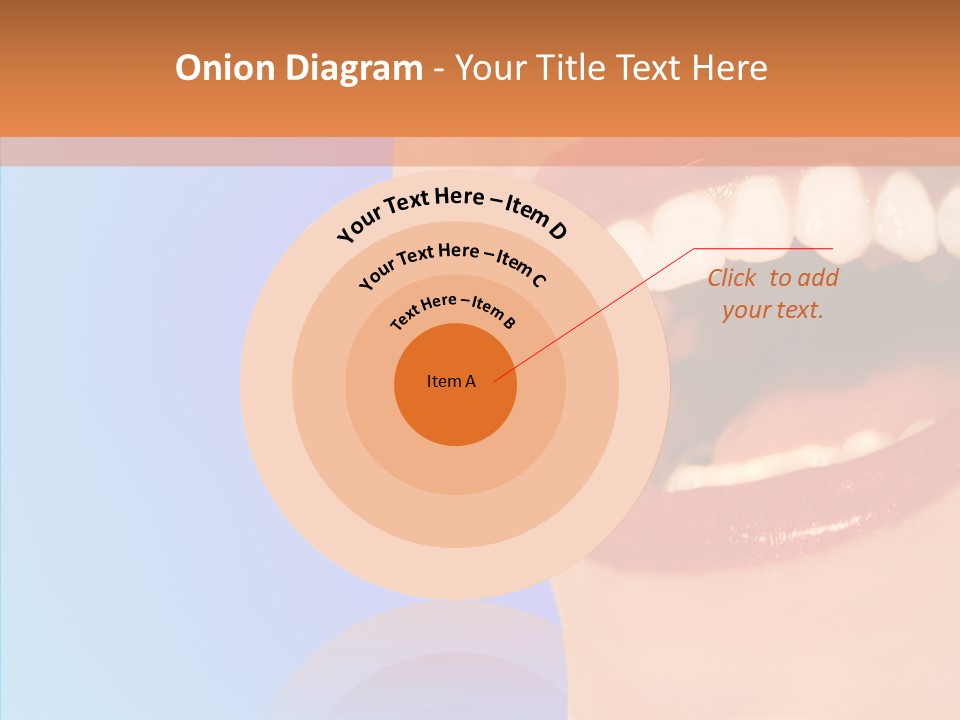 Face Woman Lipstick PowerPoint Template