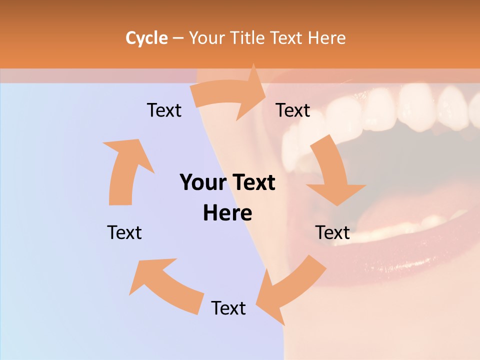 Face Woman Lipstick PowerPoint Template