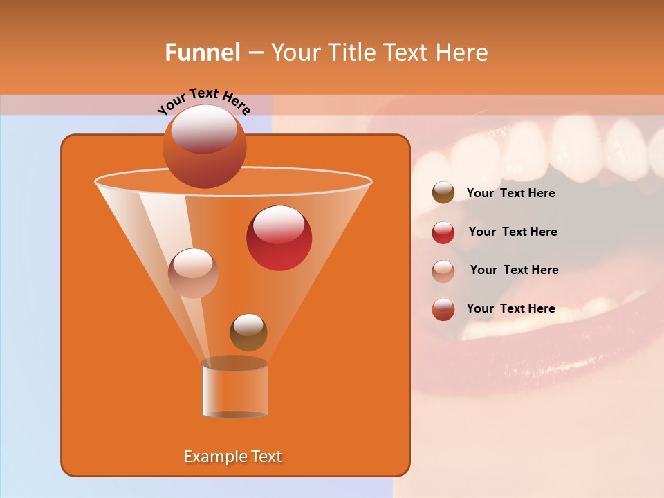 Face Woman Lipstick PowerPoint Template