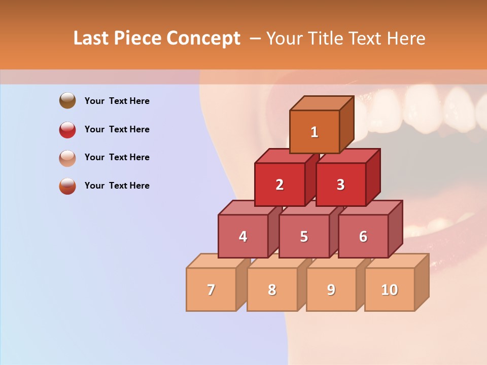 Face Woman Lipstick PowerPoint Template