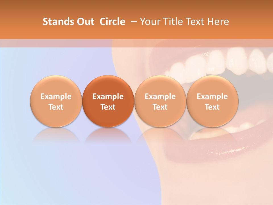 Face Woman Lipstick PowerPoint Template