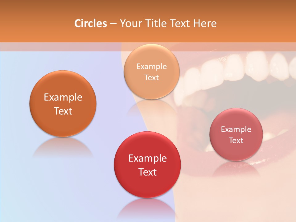 Face Woman Lipstick PowerPoint Template