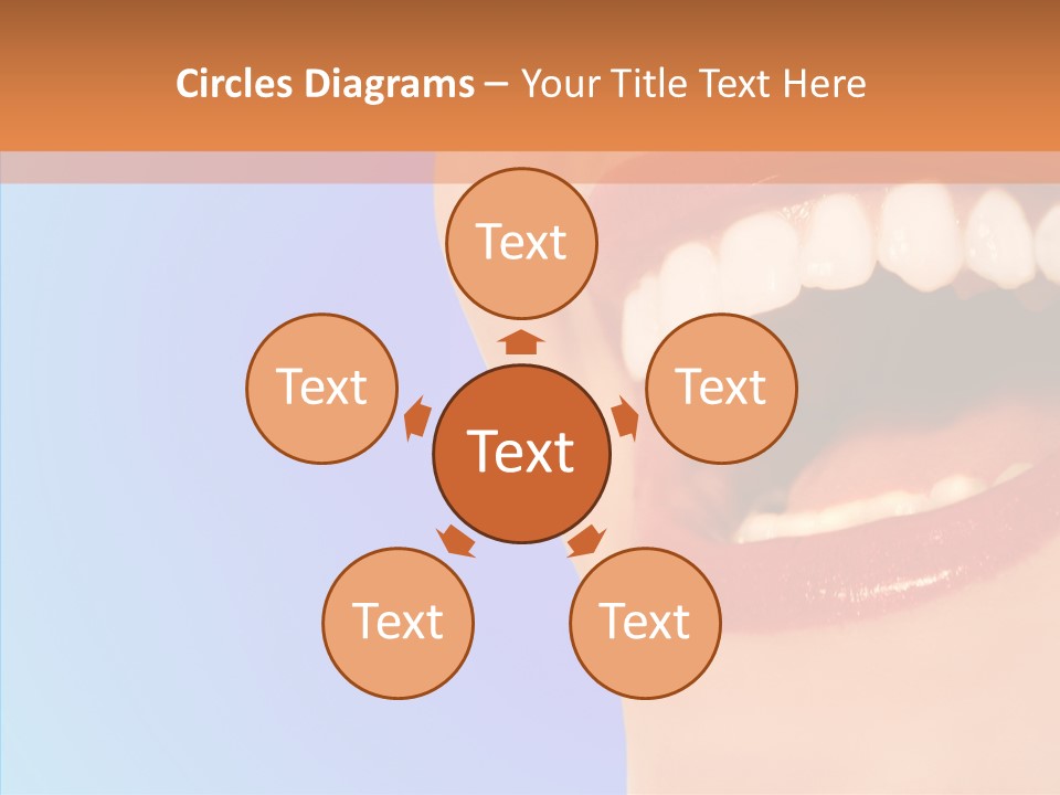 Face Woman Lipstick PowerPoint Template