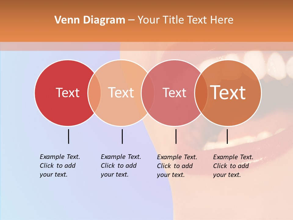 Face Woman Lipstick PowerPoint Template