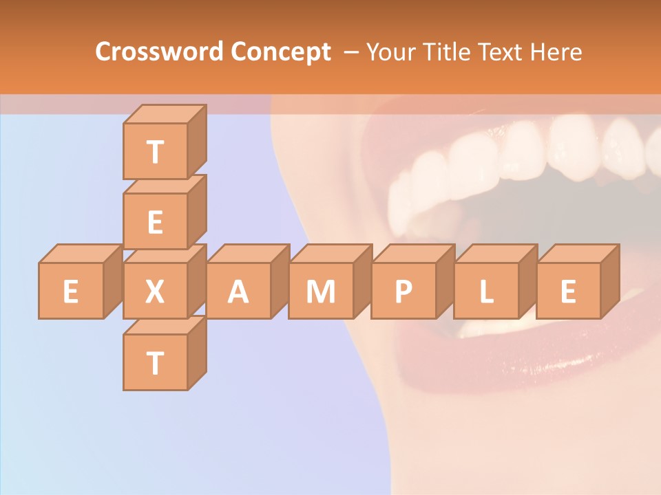 Face Woman Lipstick PowerPoint Template